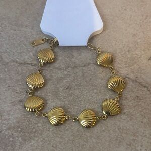 Gold Shell Bracelet